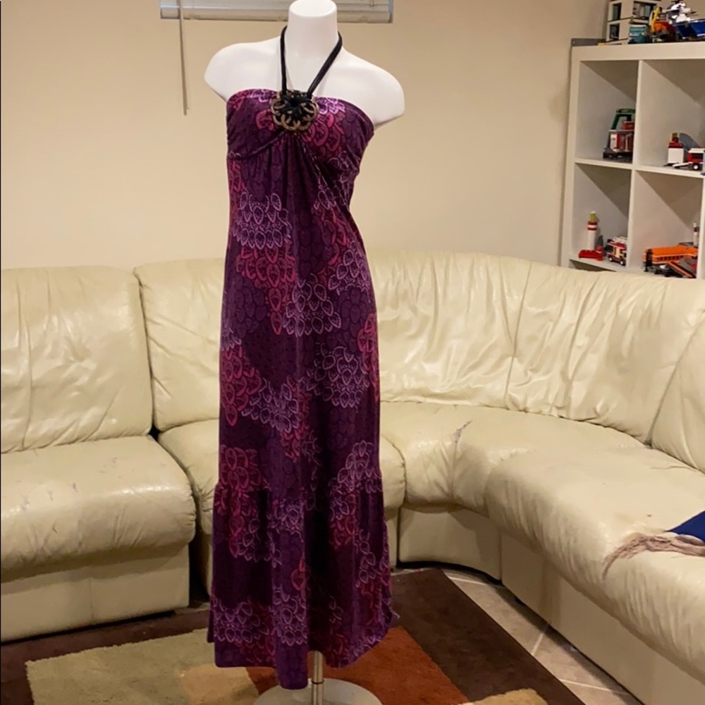 L8ter Maxi Dress. Purples
